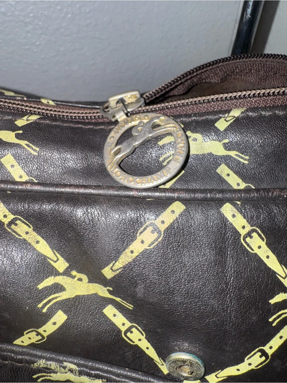 Longchamp authentic vintage equestrian Crossbody camera bag (collectors piece)